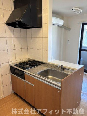 【キッチン】 | メルヴェール西深津 | カウンターキッチン