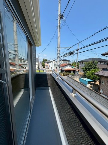 北葛飾郡松伏町　松伏　新築戸建　全2棟のバルコニー|広々としたバルコニーです