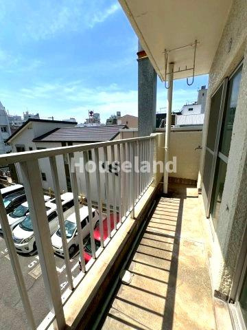 小西マンションのバルコニー