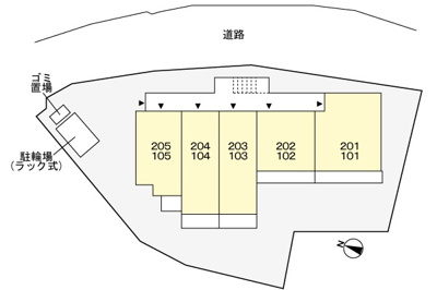 【駐車場】 | ルーエ　リヒト | 駐車場