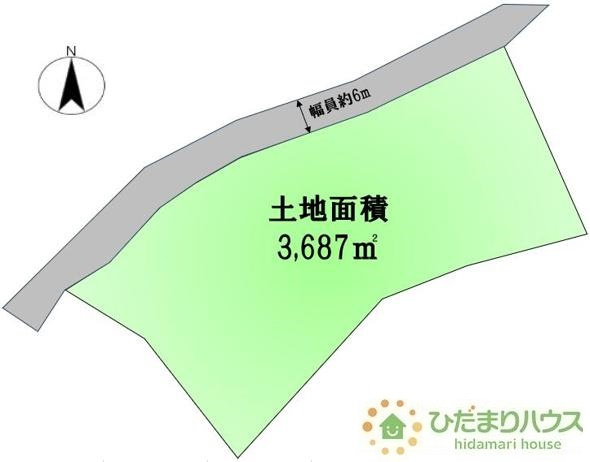 【土地図】 | 守谷市小山　売地　1115坪 | 敷地広々約1115坪！！