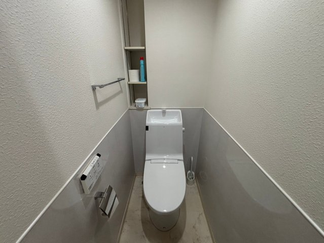 【トイレ】 | フォレストリア土浦 | 節水できるトイレで、少ないお水でもしっかりと洗浄してくれます！