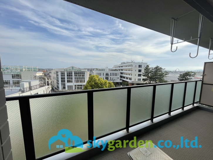 ダイアパレス茅ヶ崎南湖のバルコニー