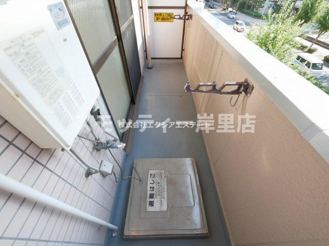 ベルフレージュ住吉のバルコニー