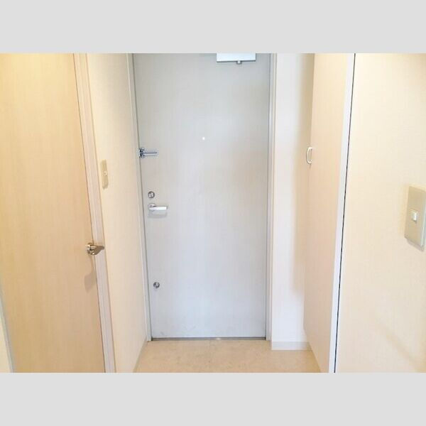 フロンティア中川の玄関