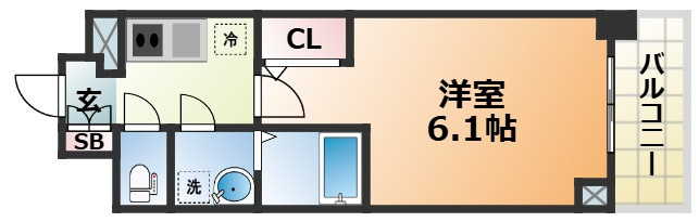 Cion KOBE Baysideの間取り