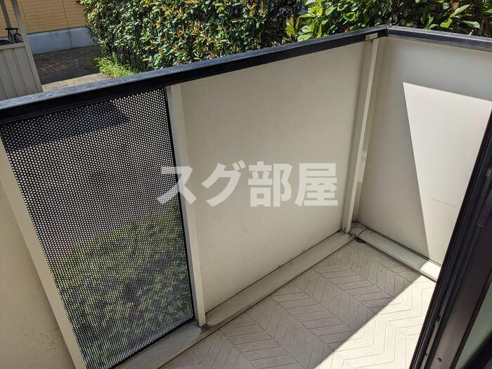 ハピネスホンゴウAのバルコニー