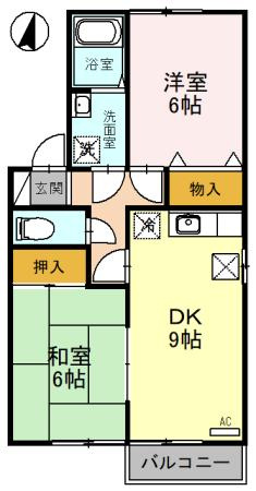 ハピネスホンゴウAの間取り