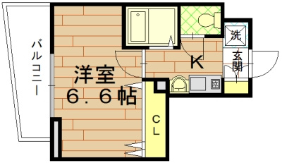 ベラジオ二条城前の間取り