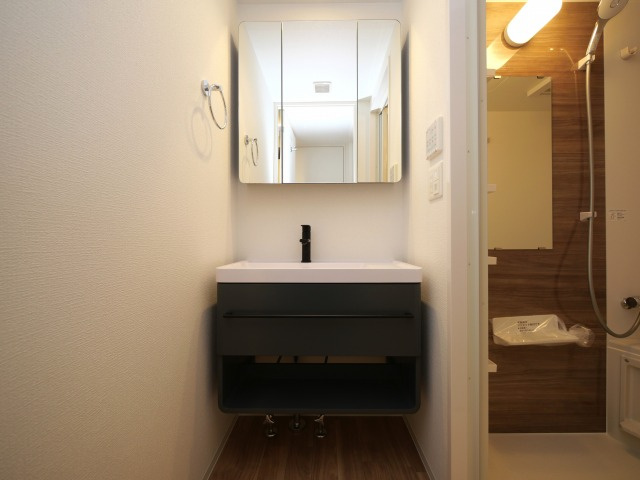 セレニテ新大阪グランデミリューの洗面所