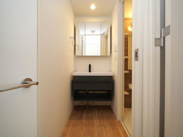 セレニテ新大阪グランデミリューの洗面所