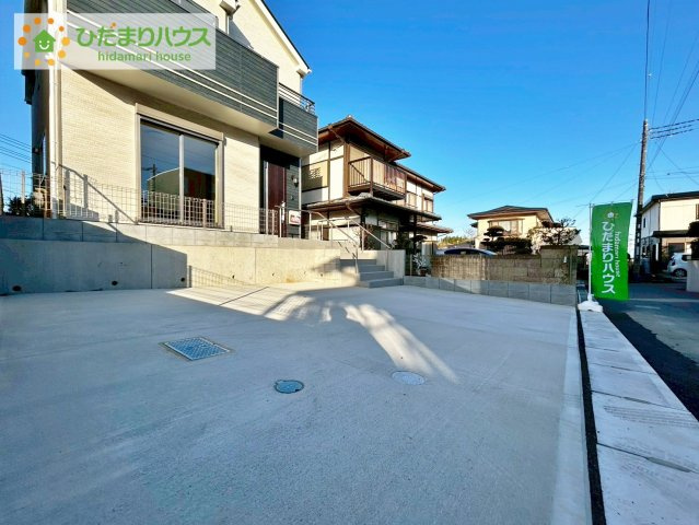 日立市森山町3期　新築戸建　2号棟の駐車場|マイホームなら駐車場代がかかりません。しかも、自宅の駐車場で洗車ができます！今までコイン洗車に行っていた手間も省けて、節約にもつながります(^^♪