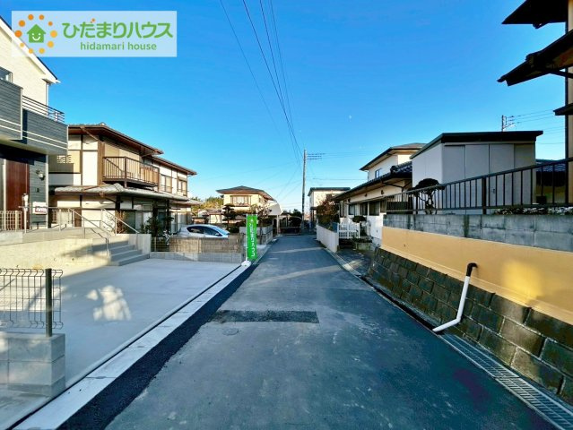 日立市森山町3期　新築戸建　2号棟の前面道路含む現地写真|平日・夜間もご案内可能(^^♪お気軽にお問い合わせくださいませ!(^^)!