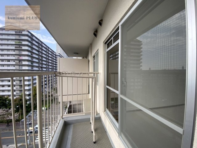 ベルパークシティB棟のバルコニー