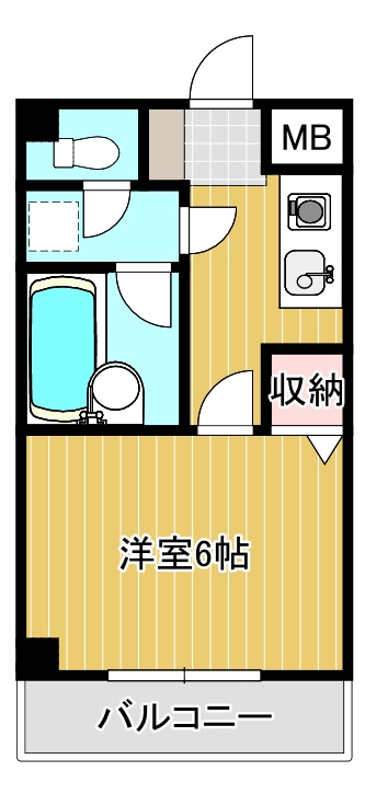 浜田ビル 第二の間取り