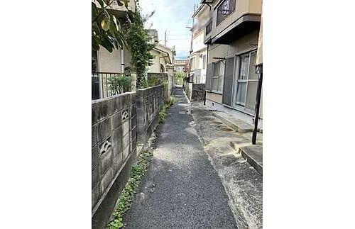 東区矢賀新町１丁目の前面道路含む現地写真|建築条件無し☆約４０坪の古家付きの物件です！イオンモール広島府中まで徒歩８分◎
