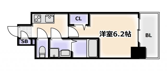 【間取り】 | エスリード難波ザ・プレミア