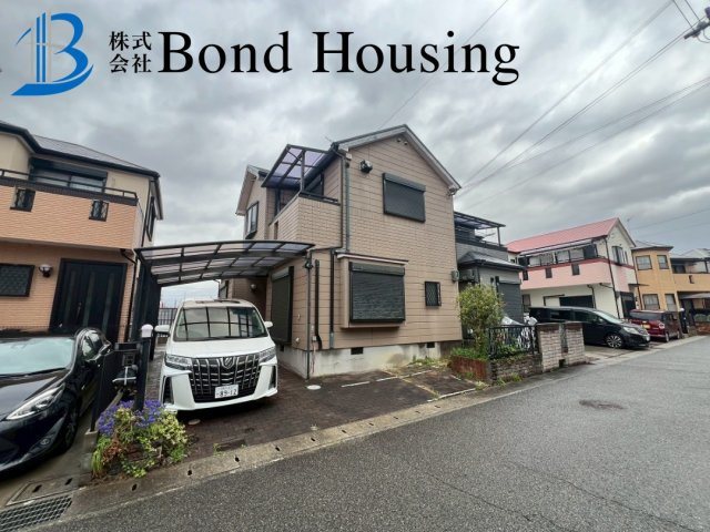 南向きで陽当たり良好　長畑町　中古戸建の前面道路含む現地写真