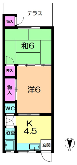 【間取り】 | 松栄荘