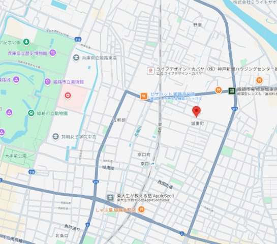 【地図】 | 姫路市城東町　中古戸建