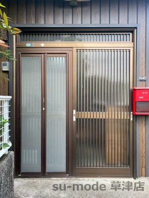 【玄関】 | 田辺町貸家 | 玄関です