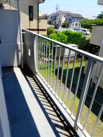 西平ハイツのバルコニー