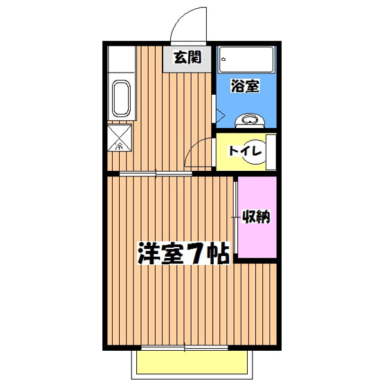 【間取り】 | ユーハイツ岸野