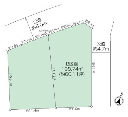 西鎌倉4丁目土地 の画像