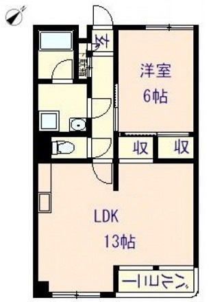 高陽第一センターマンションの間取り