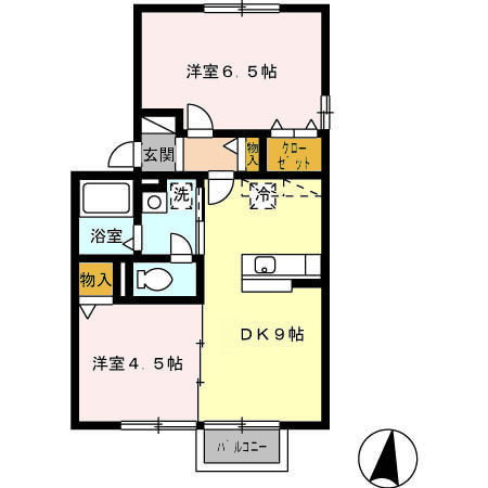 ソレアード三好の間取り