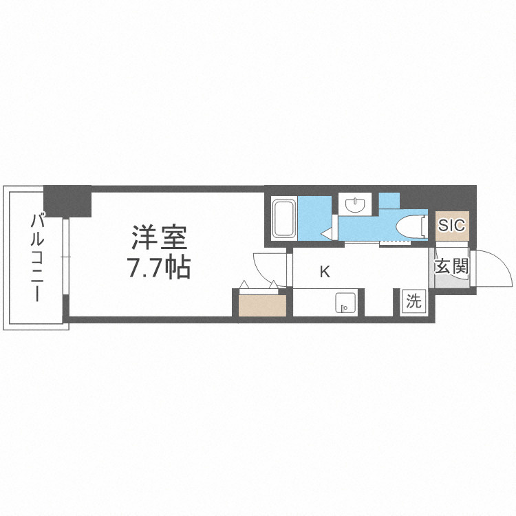 URBANLINK森小路駅前の間取り