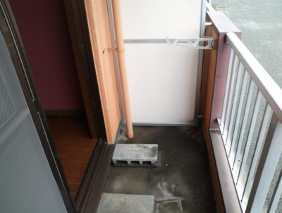 【バルコニー】 | プレジデント中尾 | お洗濯にも便利なバルコニー付き