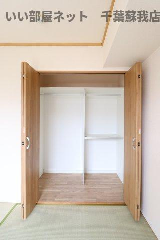 ウィステリアおゆみ野　Ｅの収納|便利な収納スペースです