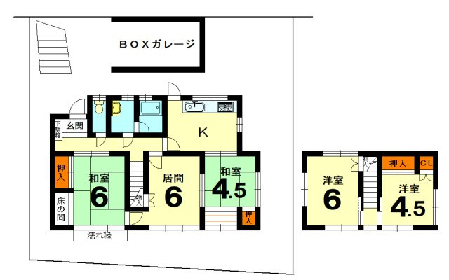【間取り】 | 亀岡　西つつじヶ丘大山台一丁目　一戸建