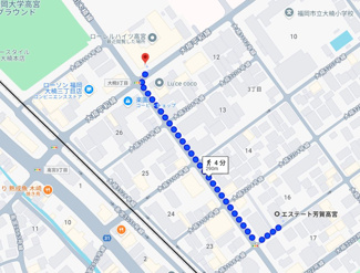 【地図】 | 駅に近い立地は生活利便施設も充実しているのでとても暮らしやすいエリアです