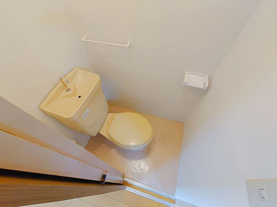 【トイレ】 | パークハイツ A棟【名古屋市賃貸・南向き】