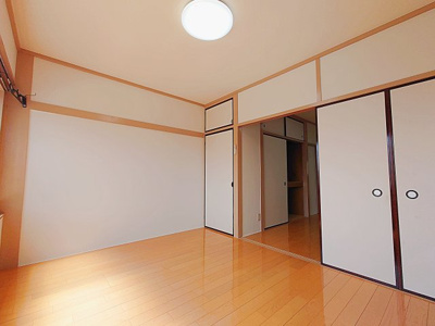 【居間・リビング】 | パークハイツ A棟【名古屋市賃貸・南向き】