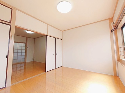 【居間・リビング】 | パークハイツ A棟【名古屋市賃貸・南向き】