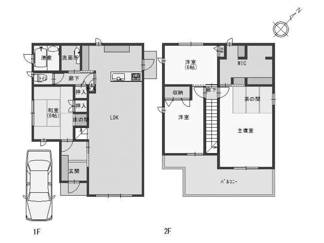 【間取り】 | 亀岡　南つつじヶ丘大葉台一丁目　一戸建