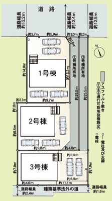 【区画図】 | 御殿場市大坂 4期 新築一戸建て 1号棟 | 1号棟の区画図です