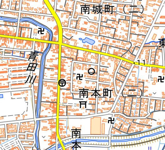 上越市南本町 1棟アパートの区画図