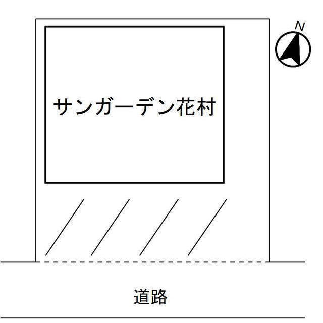 羽島市正木町曲利のアパートの外観