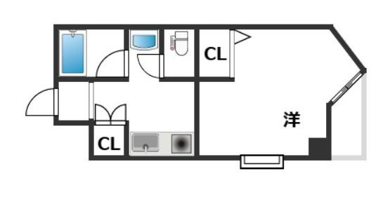 YKハイツ旭が丘の間取り