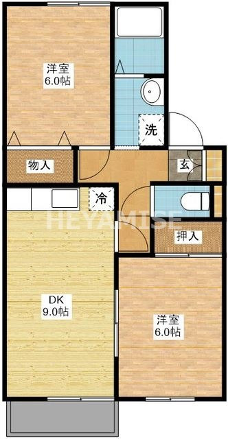 サニーヒルＴＯＧＩＴＳＵの間取り