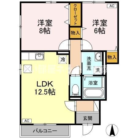 【間取り】 | レセンテＫａｚ　C棟
