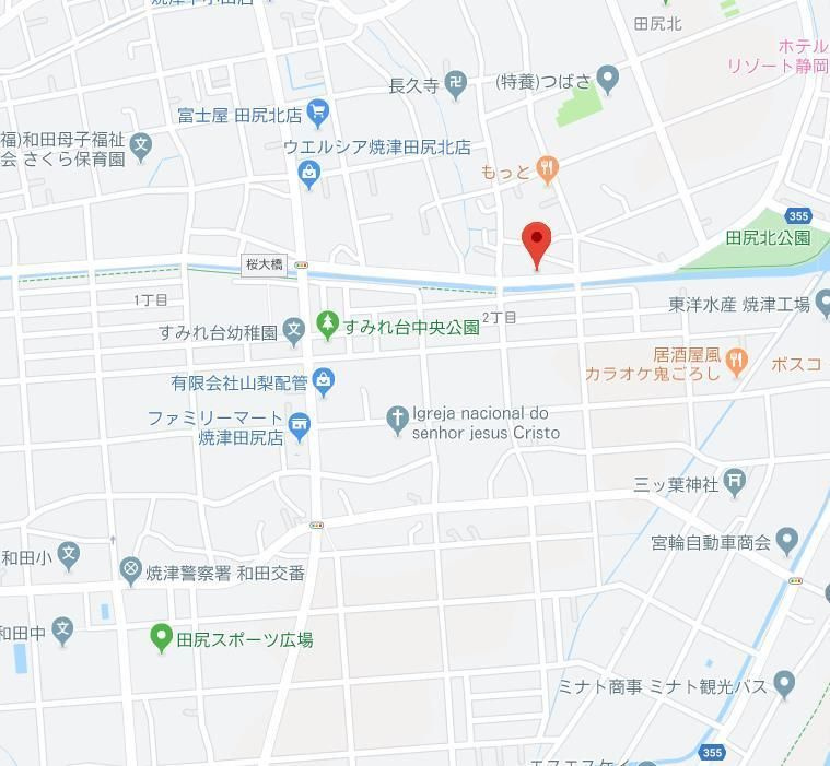 シティーハイム桜の地図