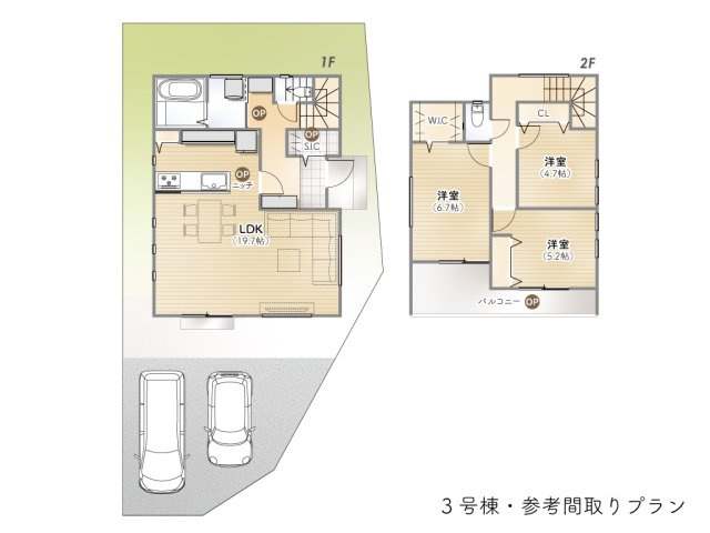 【参考プラン】 | 武蔵村山市中央3丁目/売地　全6区画