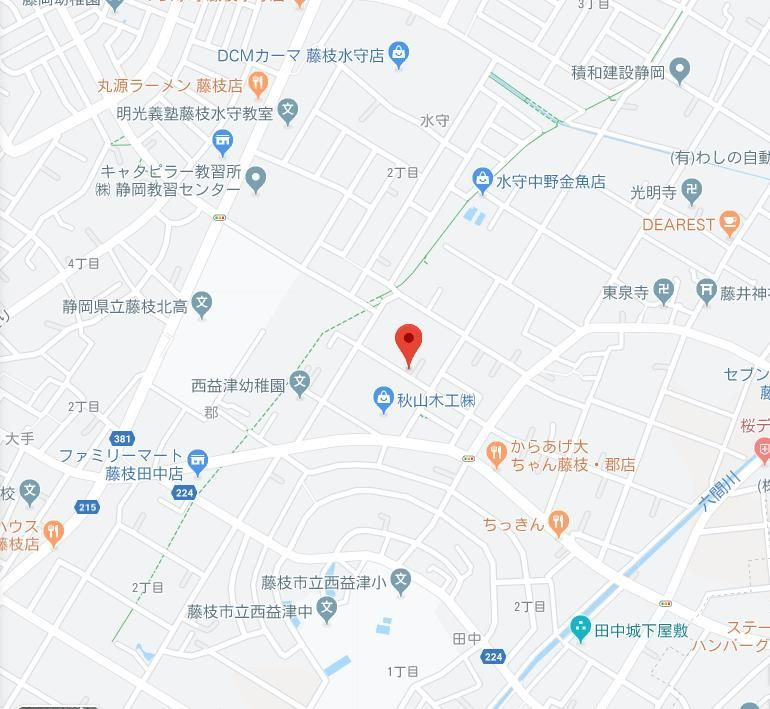 フレグランス大高の地図