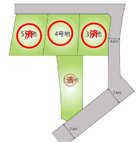 上里町大字勅使河原（全5棟）4号棟の区画図