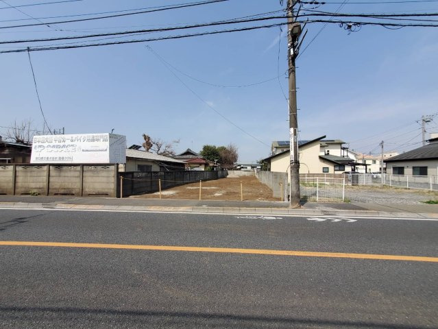 東村山市久米川町4丁目　土地　西武新宿線　東村山の前面道路含む現地写真